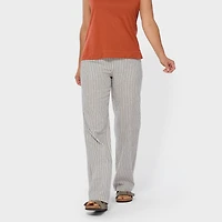 Women's Artisan Hemp Relaxed Leg Pull-On Pants