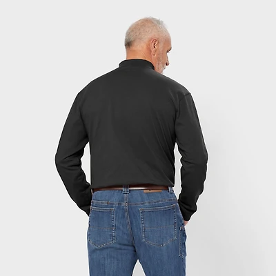 Men's Longtail T Relaxed Fit Mock Turtleneck