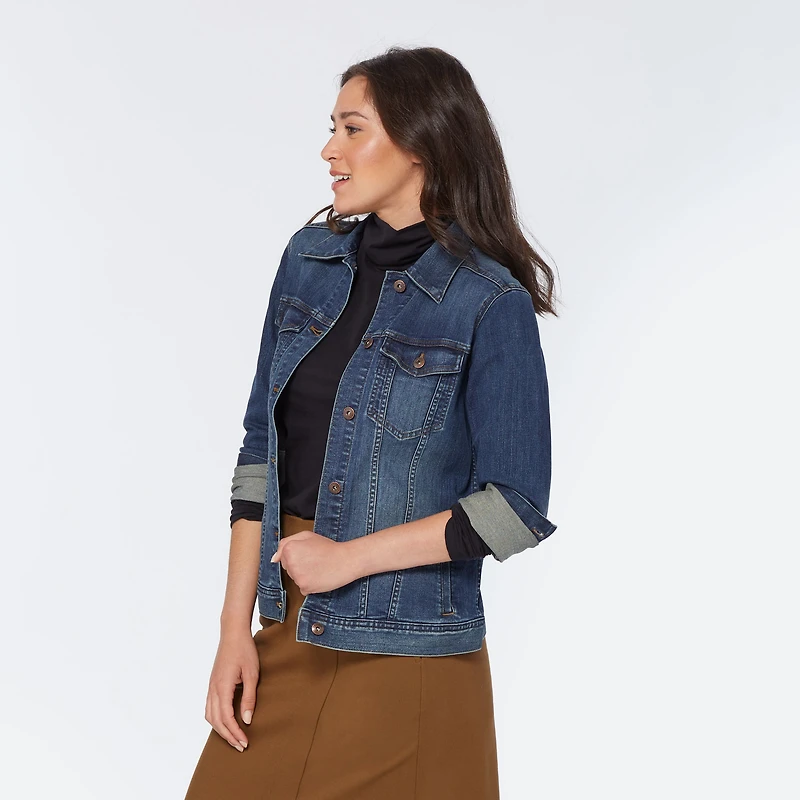 Women's Daily Denim Jacket