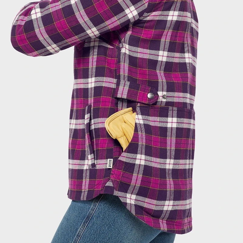 Women's Folklore Flannel Insulated Shirt Jac
