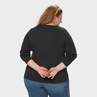 Women's Plus Longtail T Long Sleeve Crew