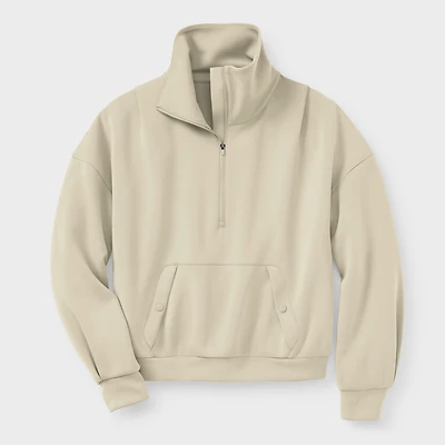 Women's AKHG After Sweat Funnelneck Half-Zip