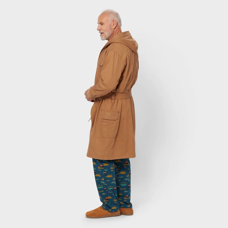 Men's Fire Hose Fleece-Lined Robe