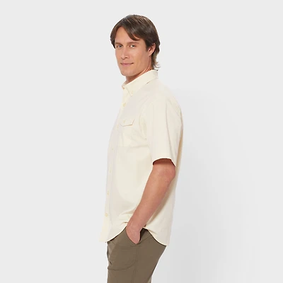 Men's Drumlin Slub Cotton Relaxed Fit Short Sleeve Shirt