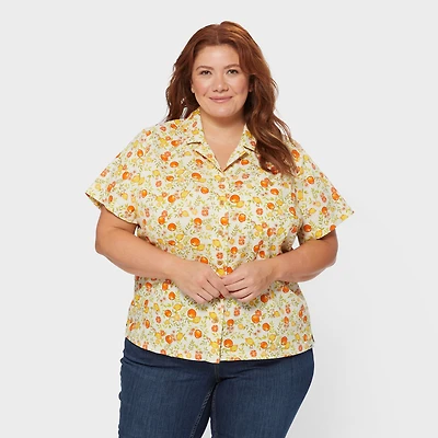 Women's Plus Artisan Hemp Camp Shirt