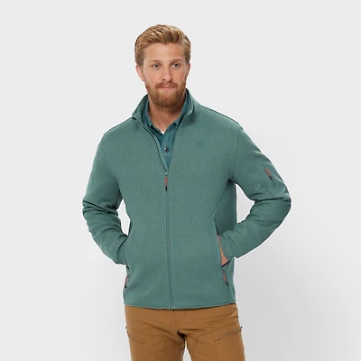Men's AKHG Graveltec Standard Fit Full Zip Mock