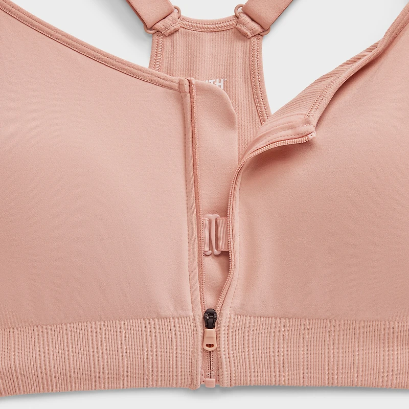 Women's Armachillo Seamless Zip-Front Bra