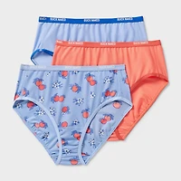 Women's Plus Buck Naked Briefs 3-Pack
