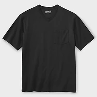 Men's Longtail T Relaxed Fit Short Sleeve Pocket V-Neck
