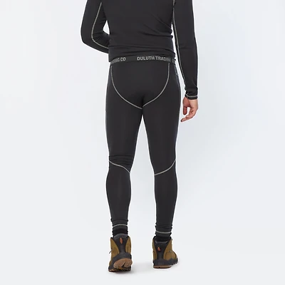 Men's Wickerino Wool Base Layer Leggings With Pockets