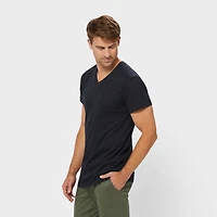 Men's Daily Cotton V-Neck Undershirt 3-Pack