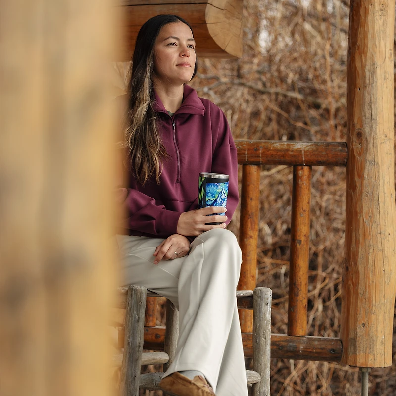 Women's AKHG After Sweat Funnelneck Half-Zip