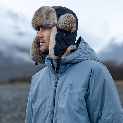 Men's AKHG Ushanka Fur Trapper Hat