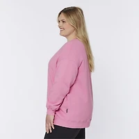 Women's Plus AKHG Crosshaul Oversized Crew Sweatshirt