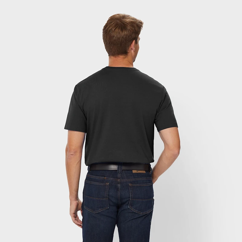 Men's Longtail T Standard Fit Short Sleeve Pocket Crew