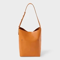 Finetime Leather Bucket Bag