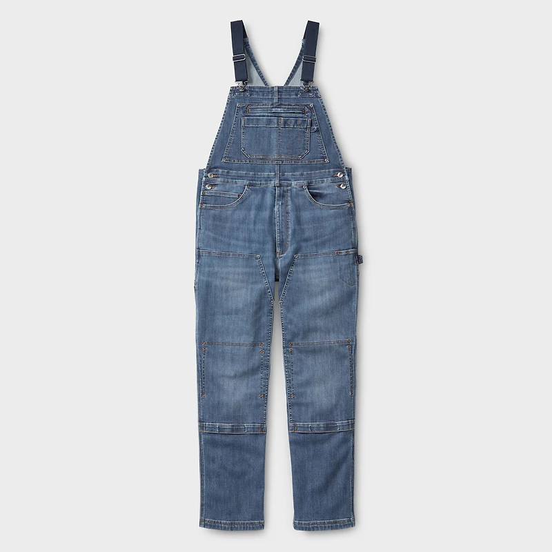Men's Ballroom Double Flex Denim Bib Overalls