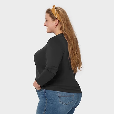 Women's Plus Longtail T Long Sleeve Crew