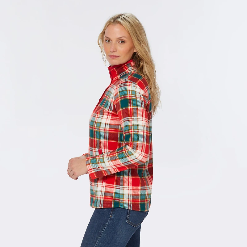 Women's Doubleback Printed Fleece Pullover