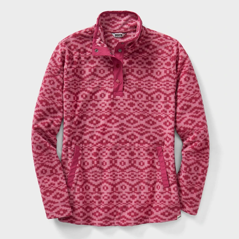 Women's Doubleback Printed Fleece Pullover