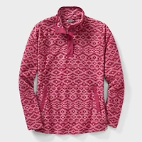 Women's Doubleback Printed Fleece Pullover