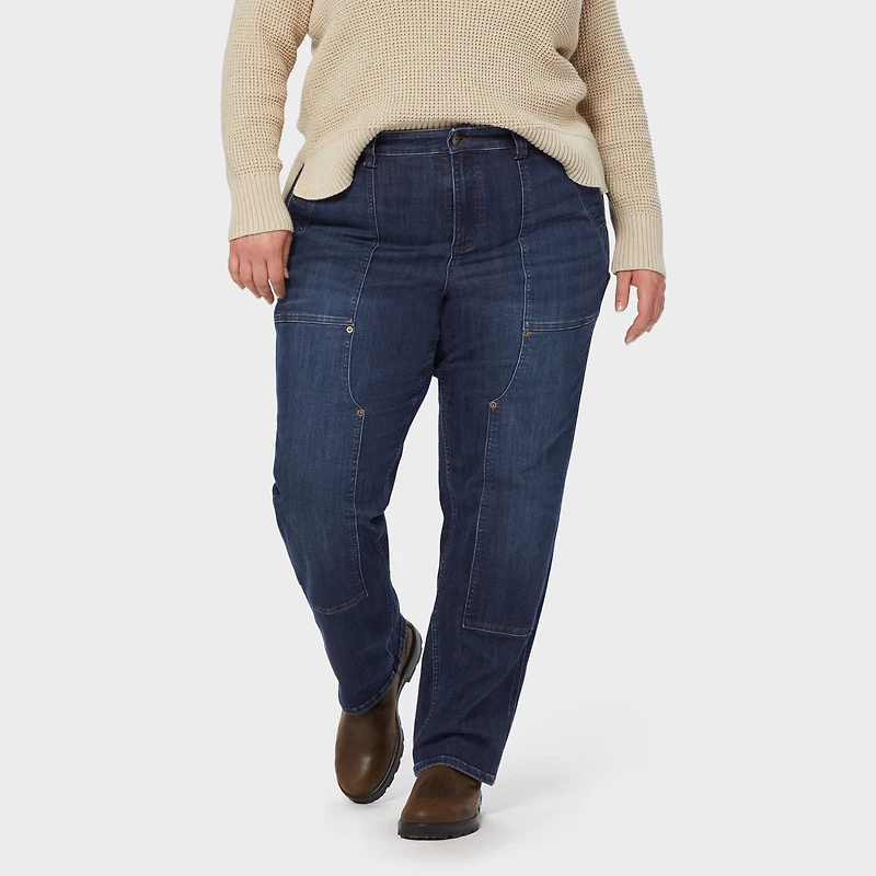 Women's Plus Double Flex Denim Straight Leg Jeans