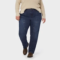 Women's Plus Double Flex Denim Straight Leg Jeans