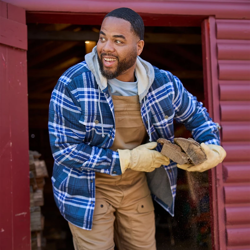 Men's Flapjack Relaxed Fit Hooded Shirt Jac