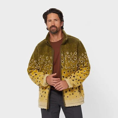 Men's AKHG Kindler Pile Fleece Full Zip Jacket