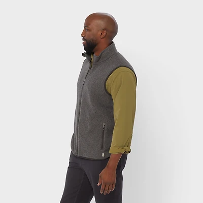 Men's Sweater Fleece Zip Vest
