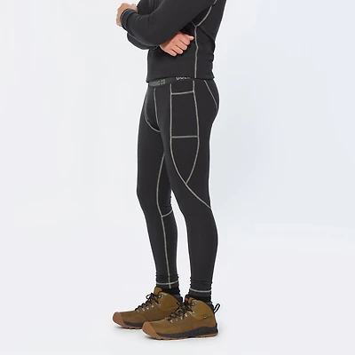 Men's Wickerino Wool Base Layer Leggings With Pockets