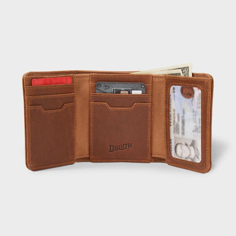 Men's Rigid Fire Hose Tri-Fold Wallet