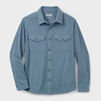 Men's Knit Button Down Shirt
