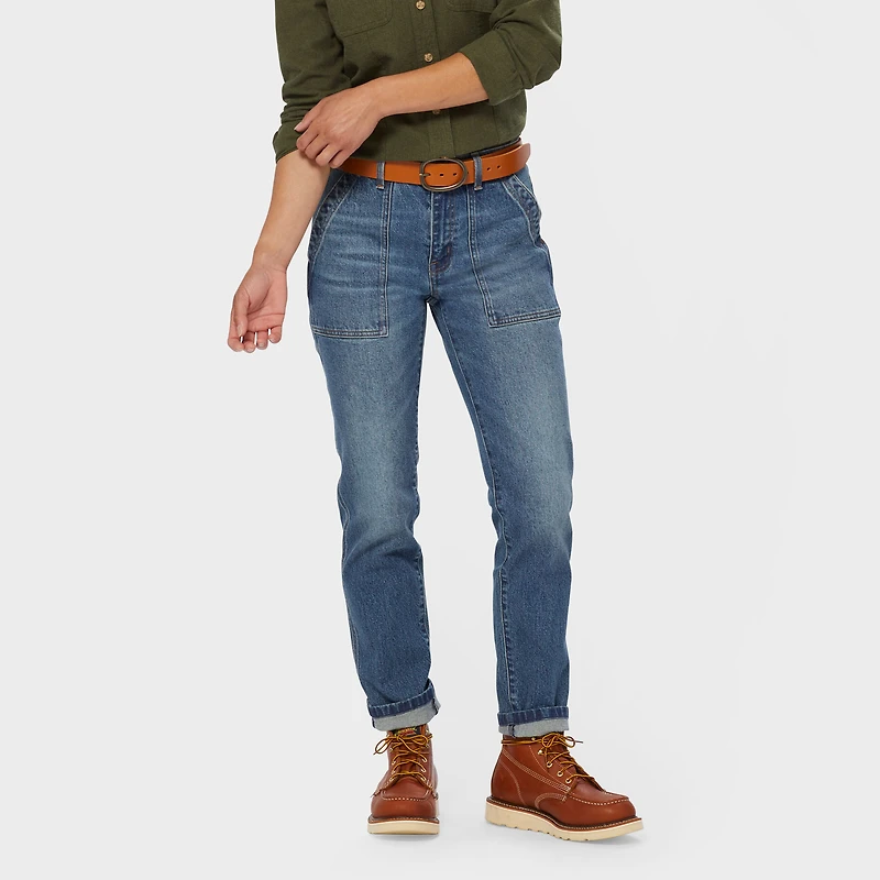 Women's Duluth Heritage Mid-Rise Stovepipe Jeans