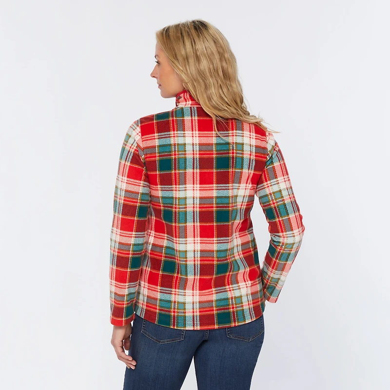 Women's Doubleback Printed Fleece Pullover