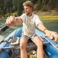 Men's AKHG Sol Survivor Snap-Front Long Sleeve Shirt