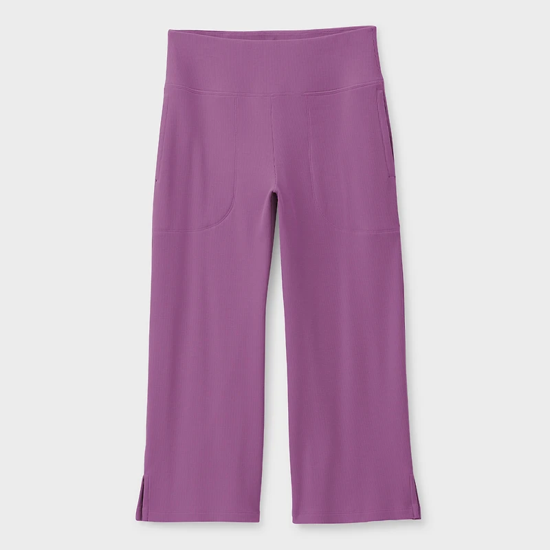 Women's Dang Soft Rib Relaxed Leg Capris