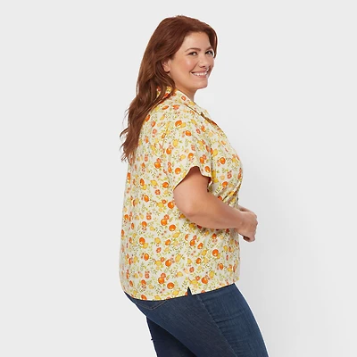 Women's Plus Artisan Hemp Camp Shirt