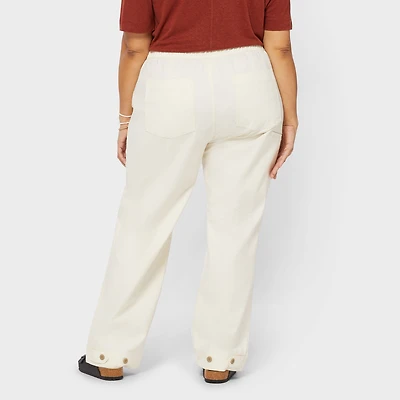 Women's Plus Dobby Pull-On Pants