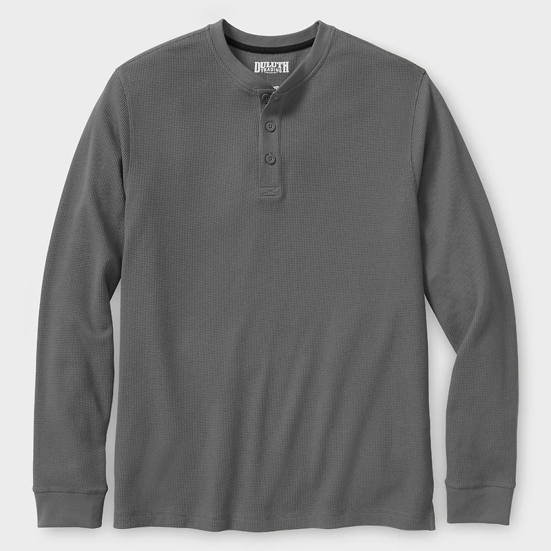Men's 40 Grit Standard Fit Thermal Henley