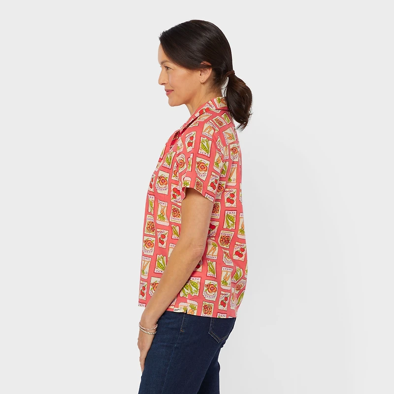 Women's Artisan Hemp Camp Shirt