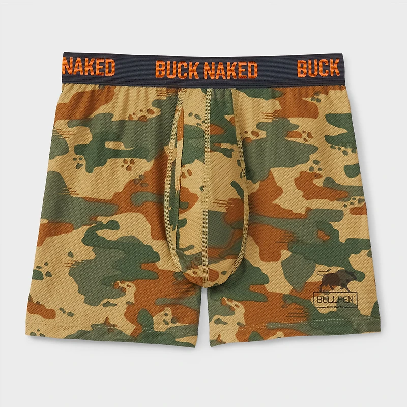 Men's Buck Naked Pattern Bullpen Boxer Briefs