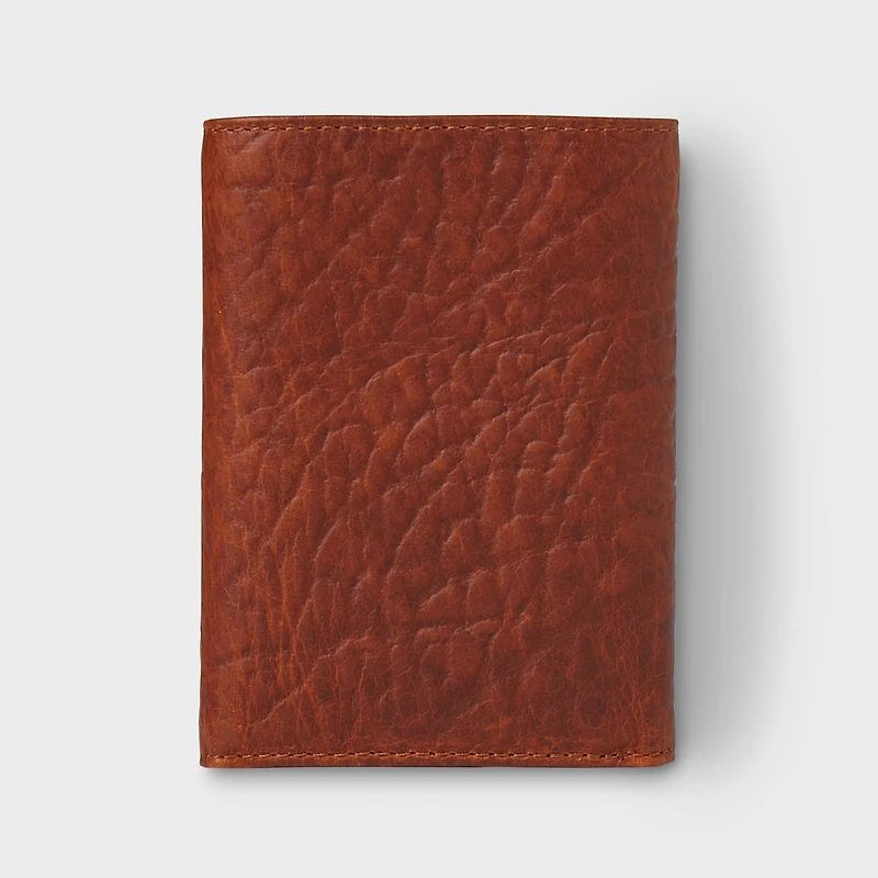 Men's Bison Tri-Fold Wallet