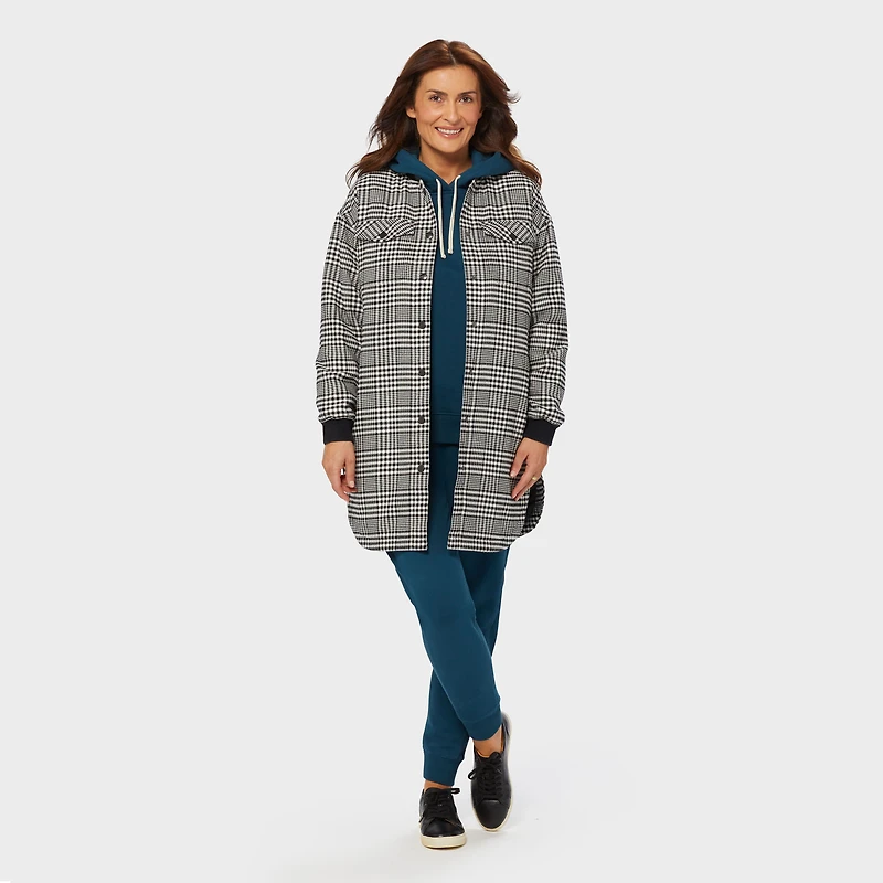 Women's Folklore Flannel Insulated Duster