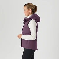 Women's Ruffer Puffer Hooded Down Vest