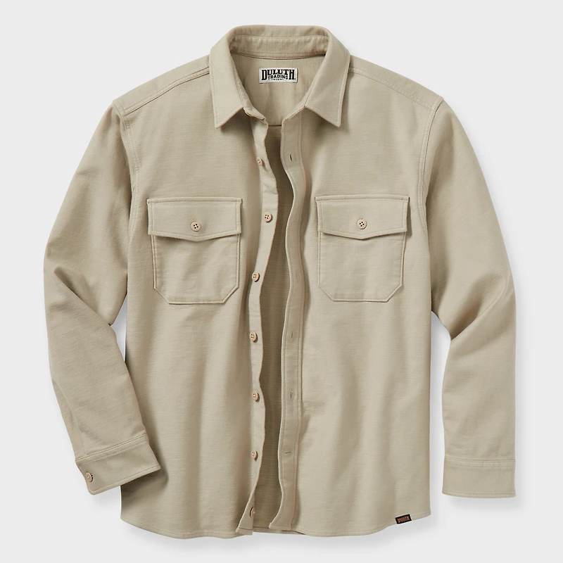 Men's Officer's Slub Sateen Shirt Jac