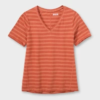 Women's Plus Hemp Knit Short Sleeve Tee