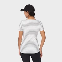 Women's No-Yank Luxe Rib Short Sleeve Tee