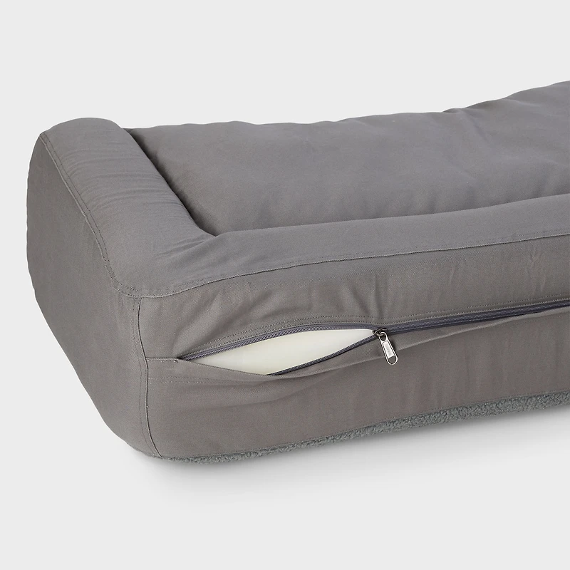 Fire Hose Bolster Dog Bed