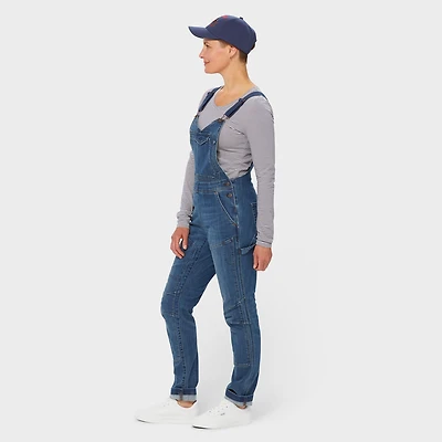 Women's Double Flex Denim Bib Overalls